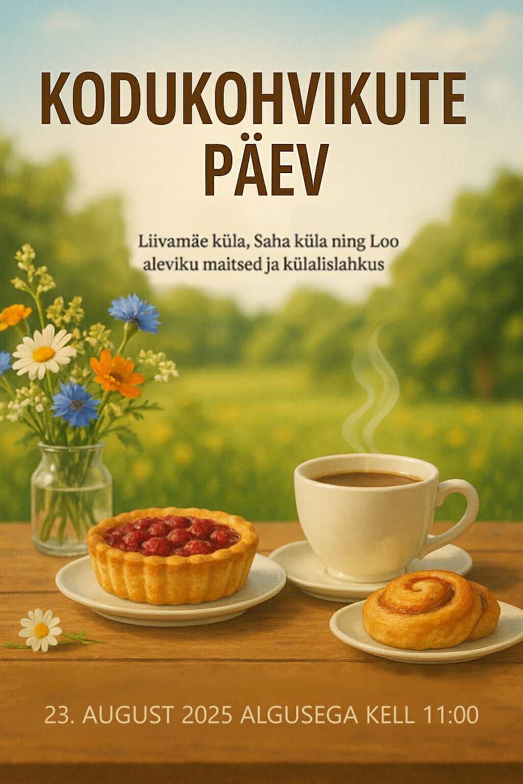 Liivamäe Küla kodukohvikud tulevad taas!