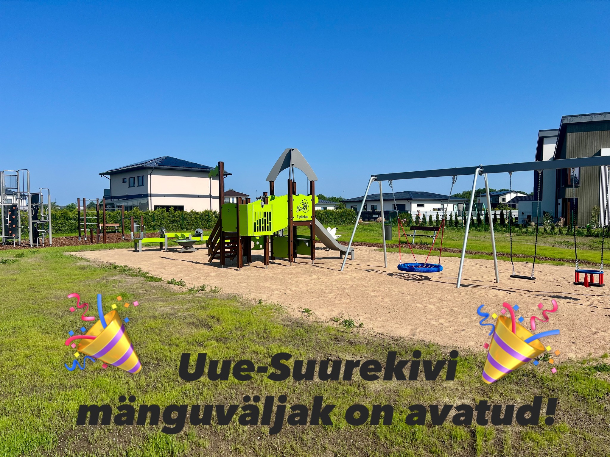 Uue-Suurekivi mänguväljak on avatud!